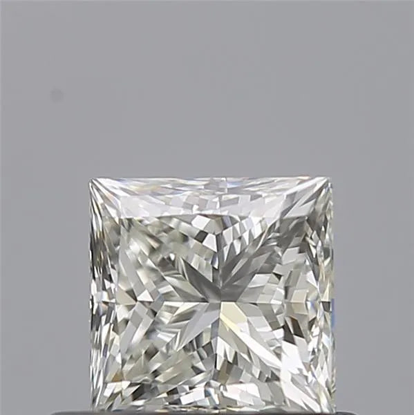 0.54ct Princess Natural Diamond (Colour J, Clarity VVS2, GIA Certified)