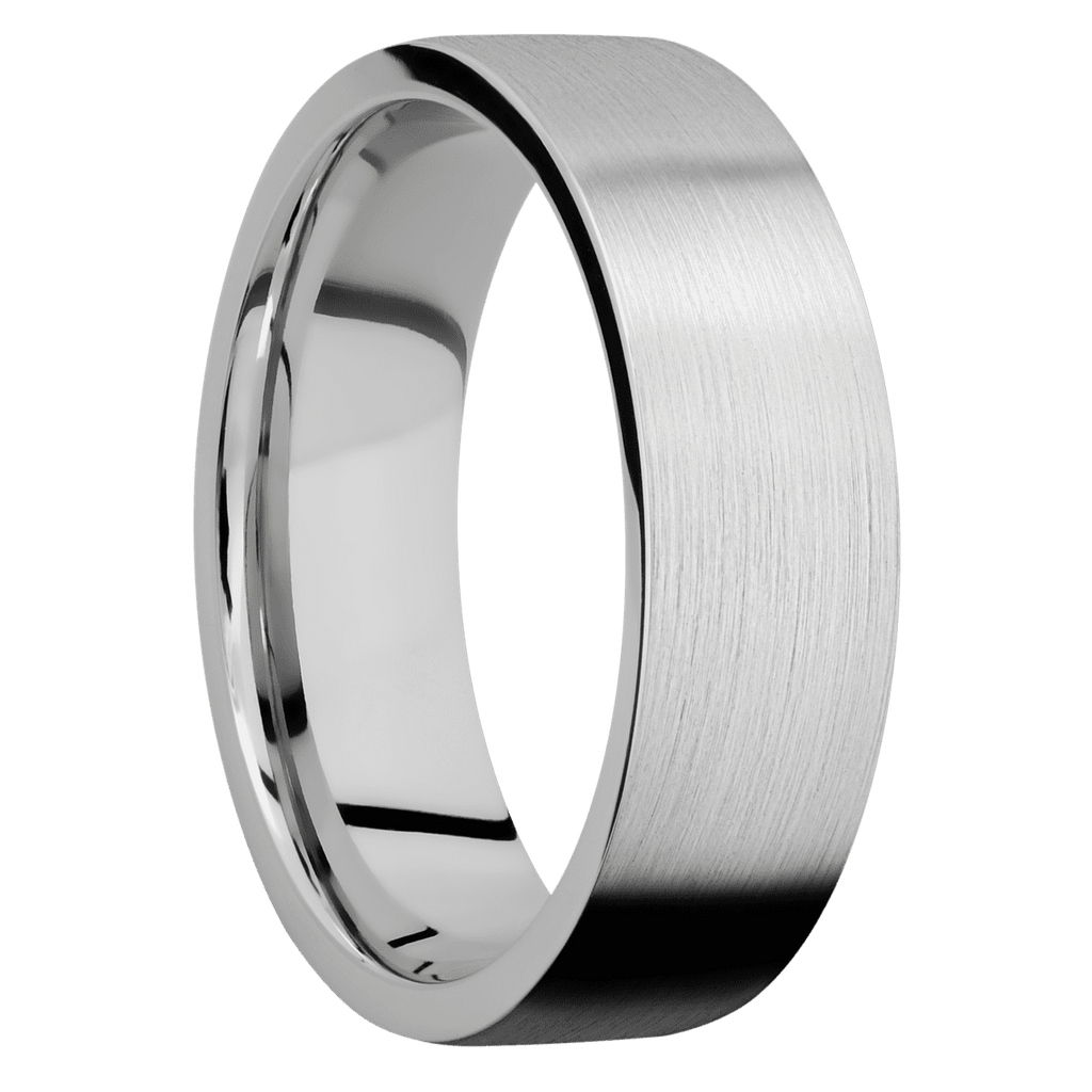 10K White Gold + Satin Finish