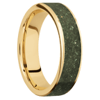 10K Yellow Gold + Satin Finish