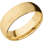 10K Yellow Gold + Satin Finish
