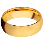 22K Yellow Gold + Satin Finish