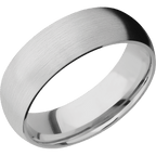 14K White Gold + Satin Finish