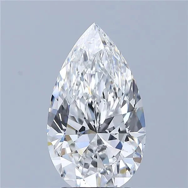 2.55ct Pear Lab Grown Diamond (Colour E, Clarity VVS1, IGI Certified)