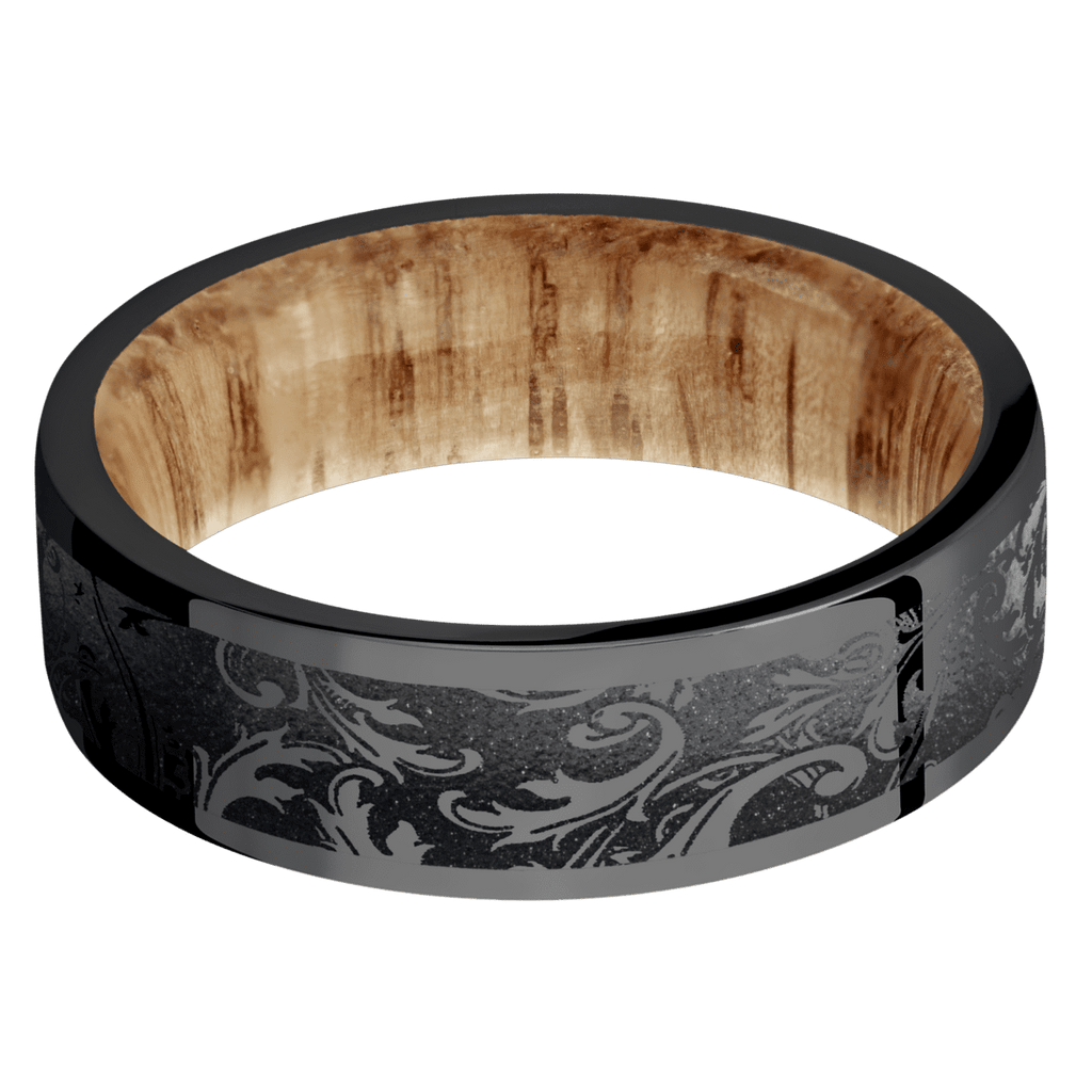 Zirconium + Polish Finish + Natural Oak