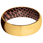 22K Yellow Gold + Machine Finish + Superconductor Noir