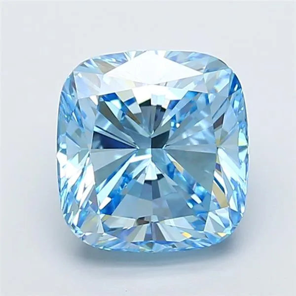3.50ct Cushion modified Lab Grown Diamond (Colour Fancy Intense Blue, Clarity VVS1, IGI Certified)