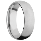 14K White Gold + Satin Finish