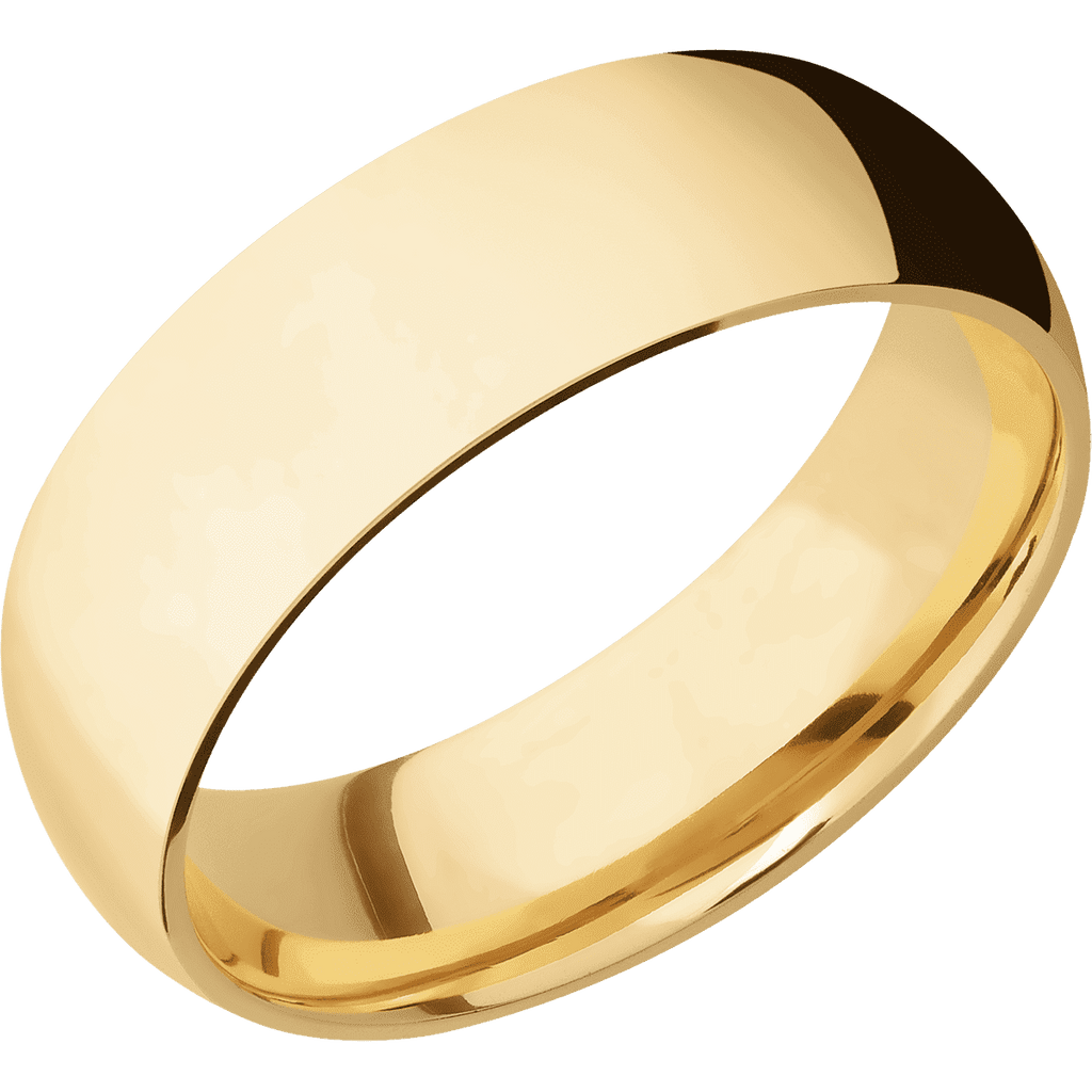 10K Yellow Gold + Polish Finish