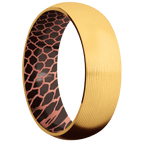22K Yellow Gold + Machine Finish + Superconductor Noir