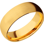 22K Yellow Gold + Satin Finish