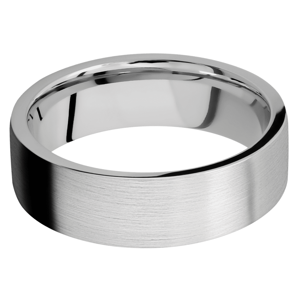 10K White Gold + Satin Finish