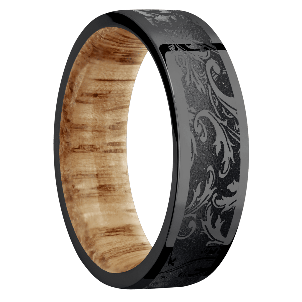 Zirconium + Polish Finish + Natural Oak