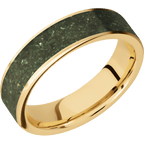 10K Yellow Gold + Satin Finish