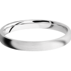 14K White Gold + Satin Finish