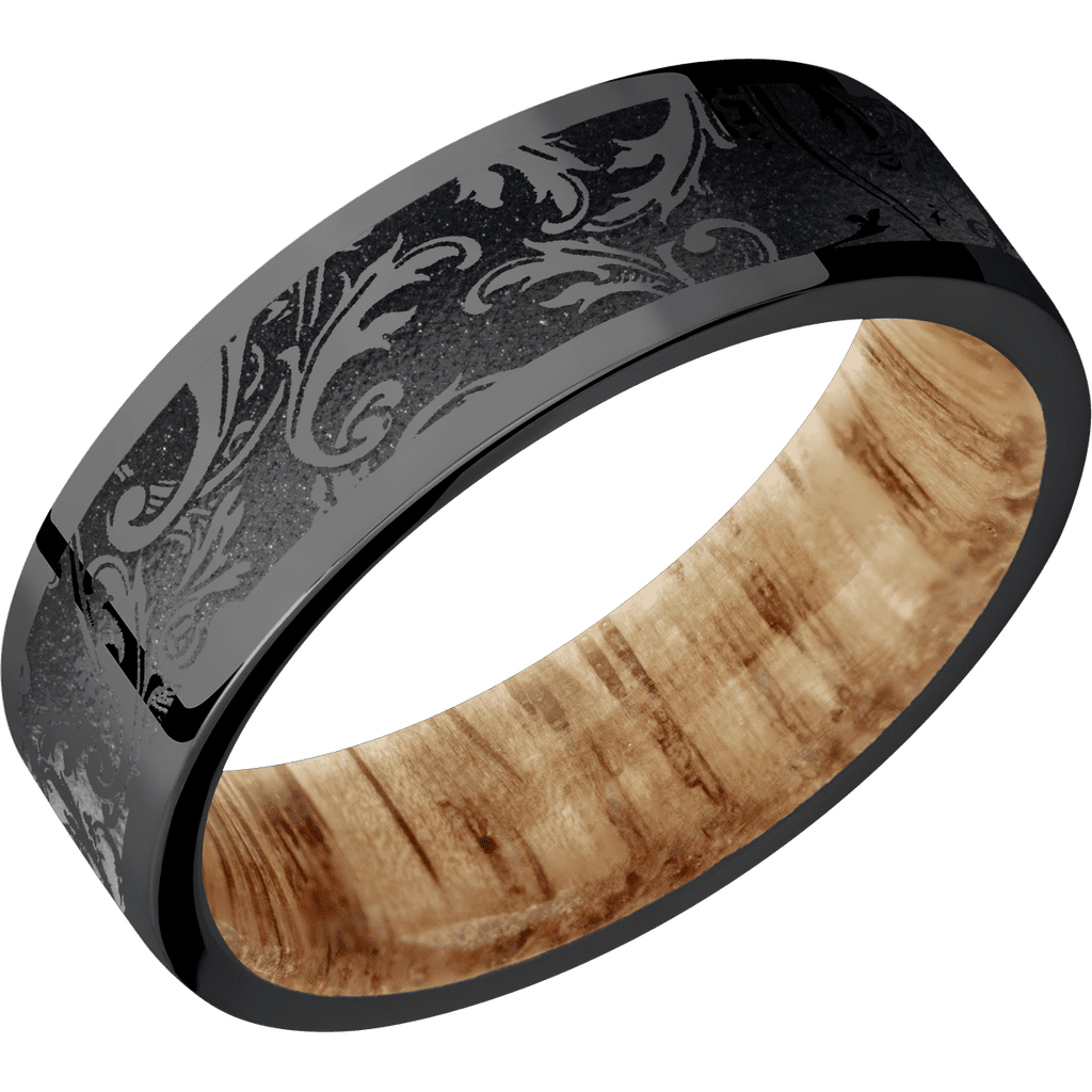 Zirconium + Polish Finish + Natural Oak