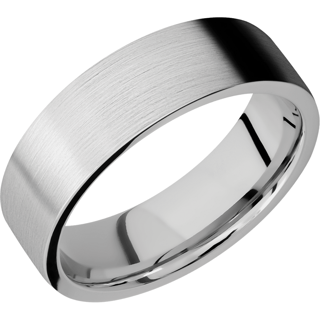10K White Gold + Satin Finish