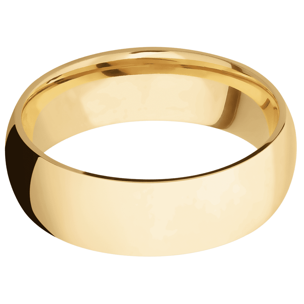 10K Yellow Gold + Polish Finish