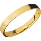 18K Yellow Gold + Satin Finish