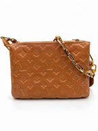 Louis Vuitton Coussin PM – Cognac Monogram Embossed Leather
