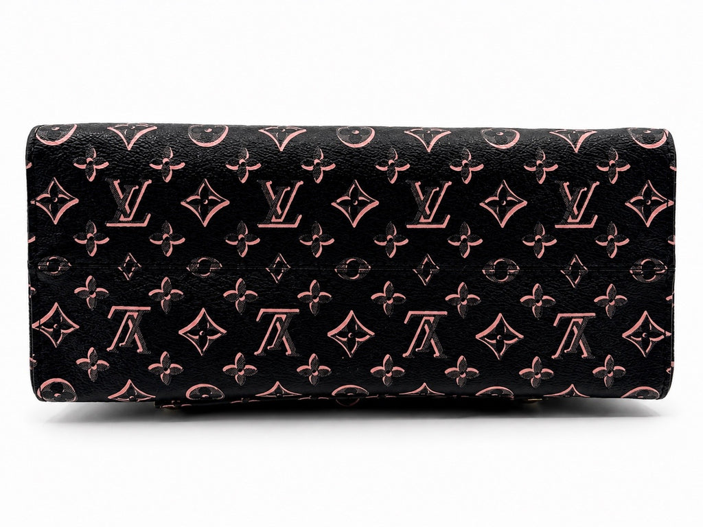 Louis Vuitton OnTheGo GM Tote — Monogram Ikat/Pink Coated Canvas
