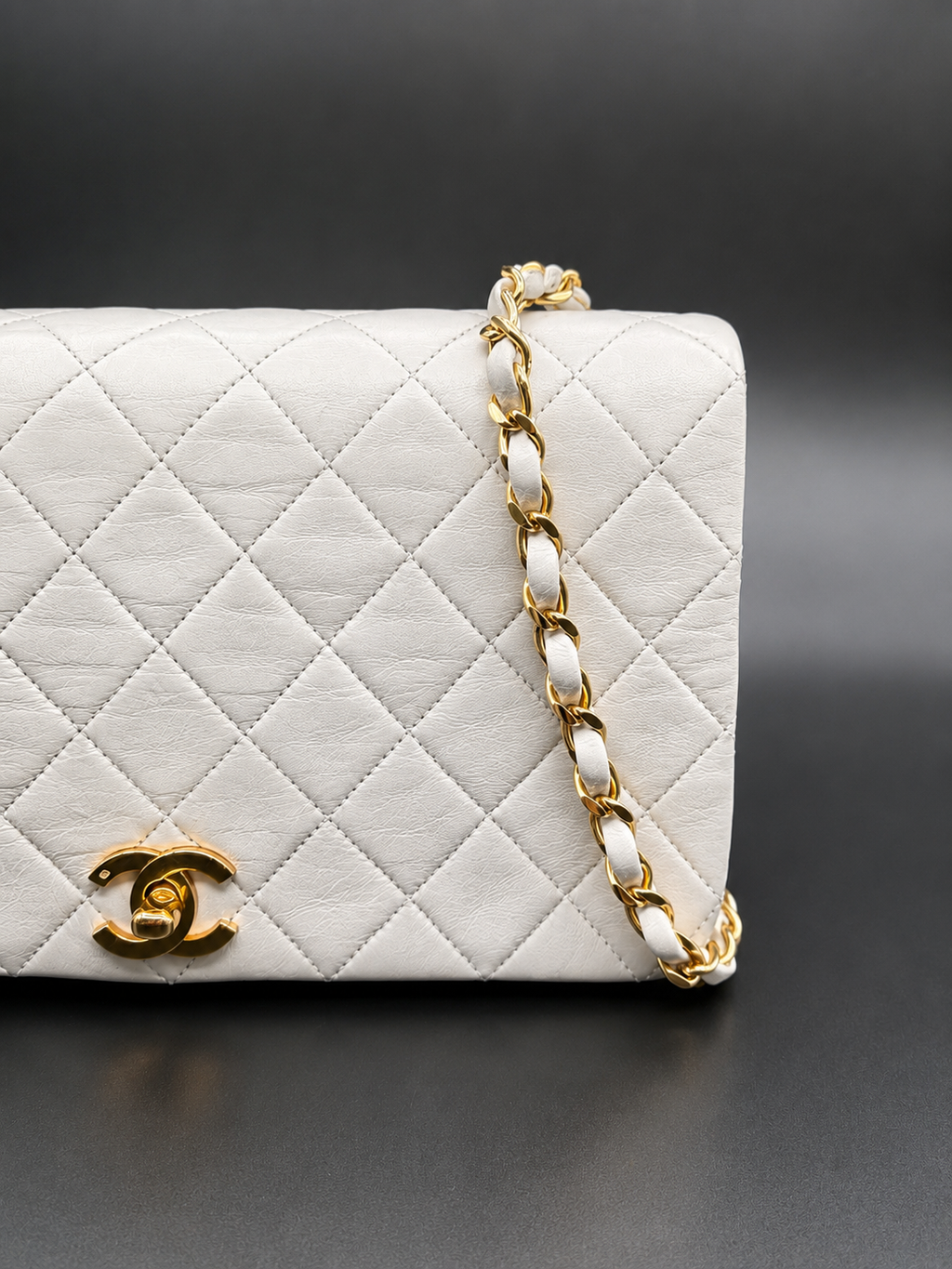 Vintage Chanel Diamond Quilted Flap Bag
