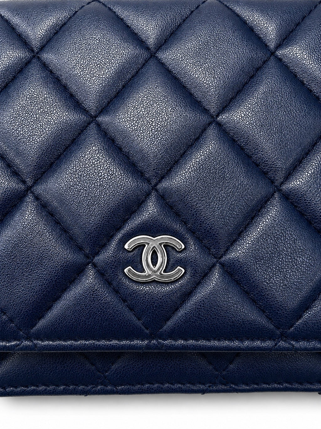 Chanel Wallet on Chain (WOC) – Navy Blue Lambskin