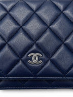 Chanel Wallet on Chain (WOC) – Navy Blue Lambskin