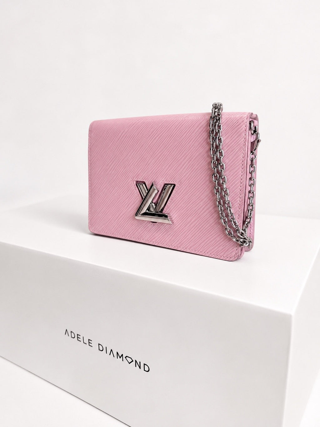 Louis Vuitton Twist Wallet on Chain – Pink Epi Leather