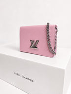 Louis Vuitton Twist Wallet on Chain – Pink Epi Leather