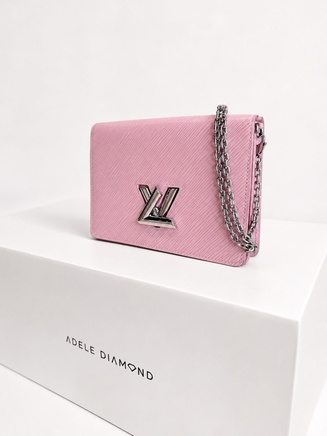Louis Vuitton Twist Wallet on Chain – Pink Epi Leather
