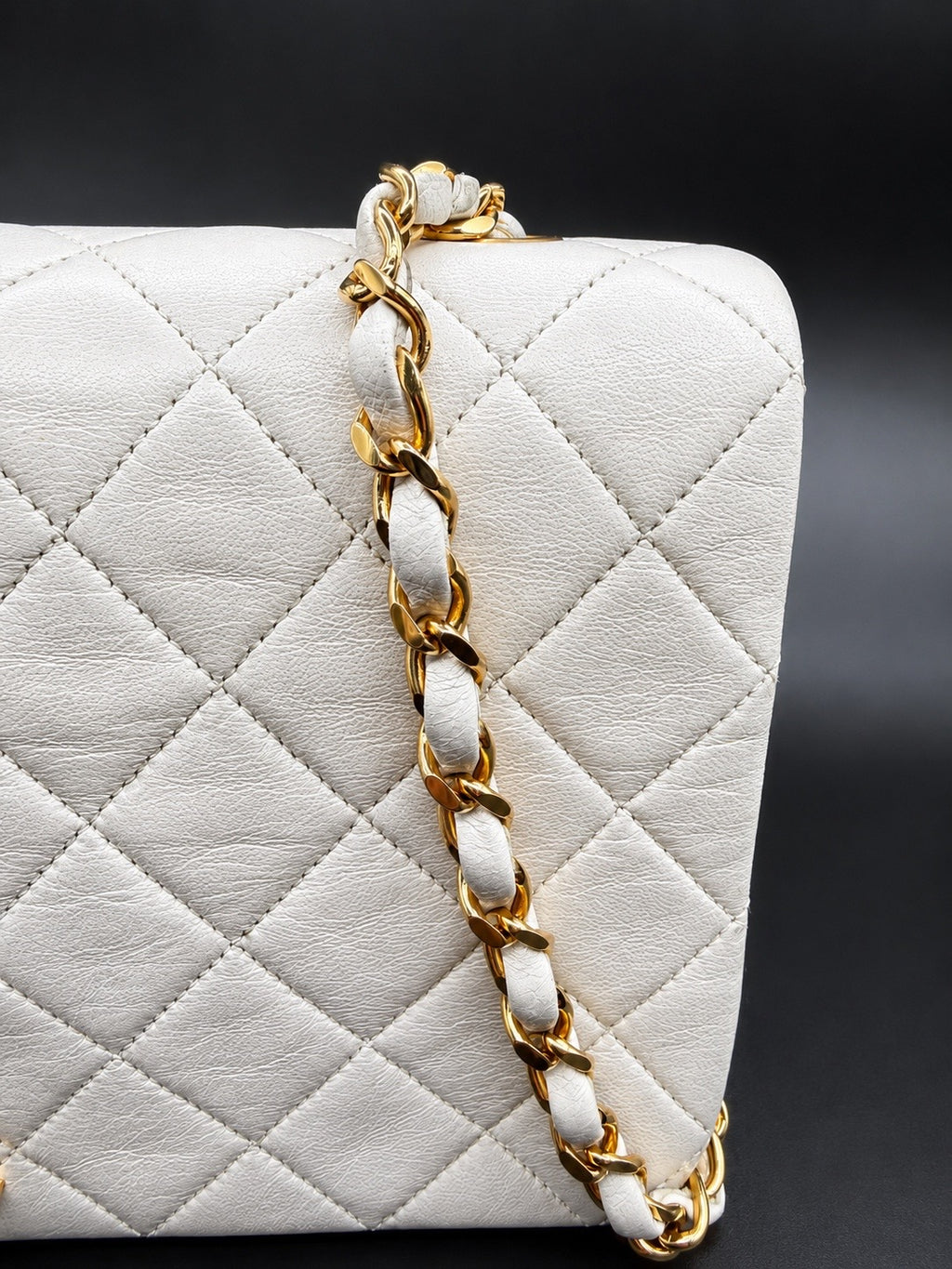 Vintage Chanel Diamond Quilted Flap Bag