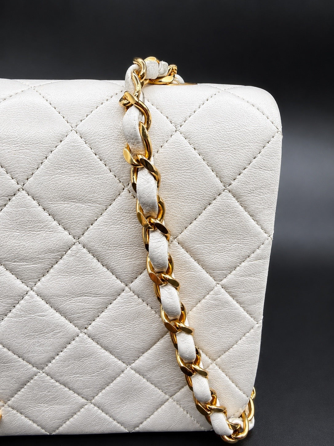 Vintage Chanel Diamond Quilted Flap Bag