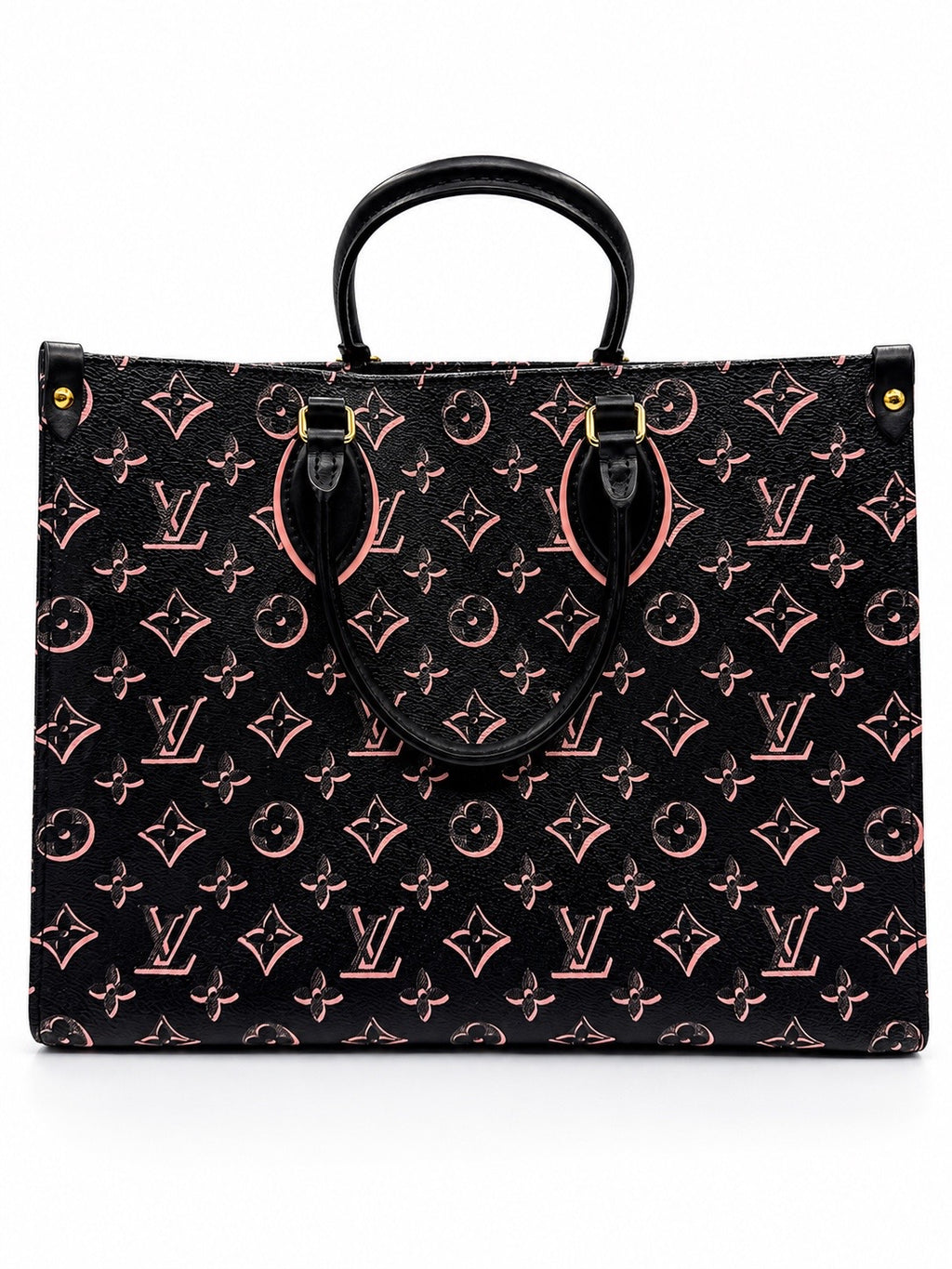Louis Vuitton OnTheGo GM Tote — Monogram Ikat/Pink Coated Canvas