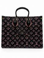 Louis Vuitton OnTheGo GM Tote — Monogram Ikat/Pink Coated Canvas