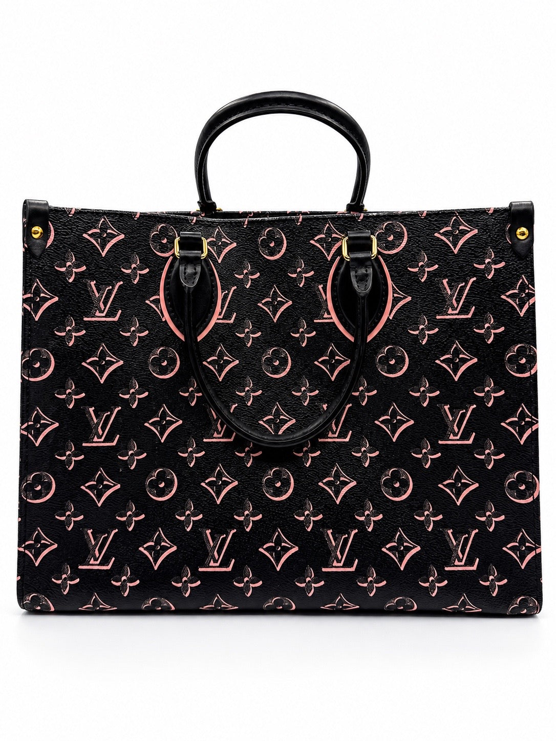 Louis Vuitton OnTheGo GM Tote — Monogram Ikat/Pink Coated Canvas