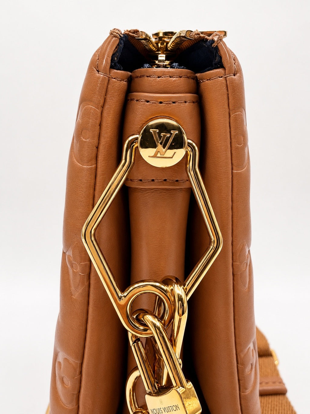 Louis Vuitton Coussin PM – Cognac Monogram Embossed Leather