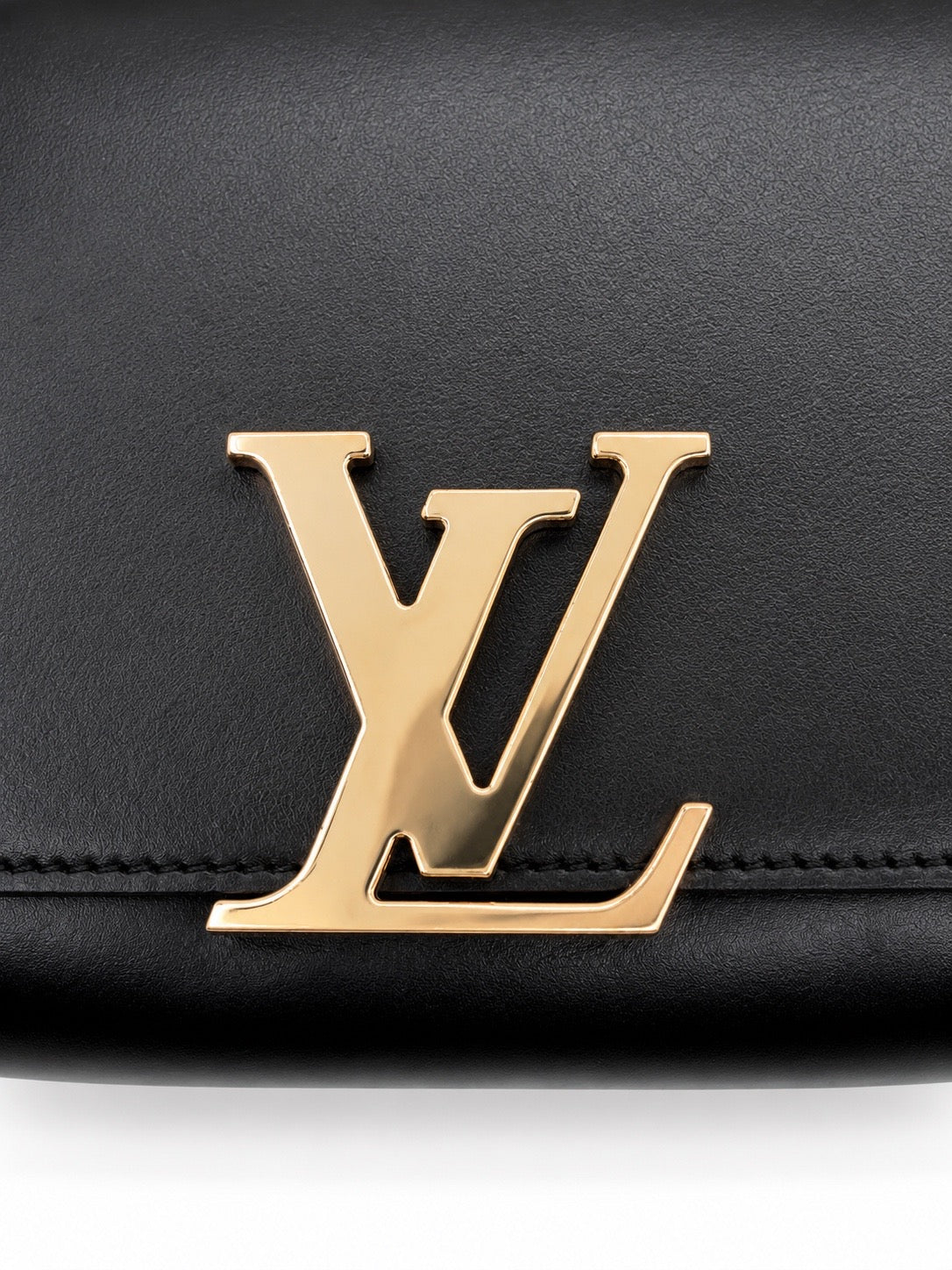 Louis Vuitton Louise Clutch/Crossbody – Black Smooth Leather