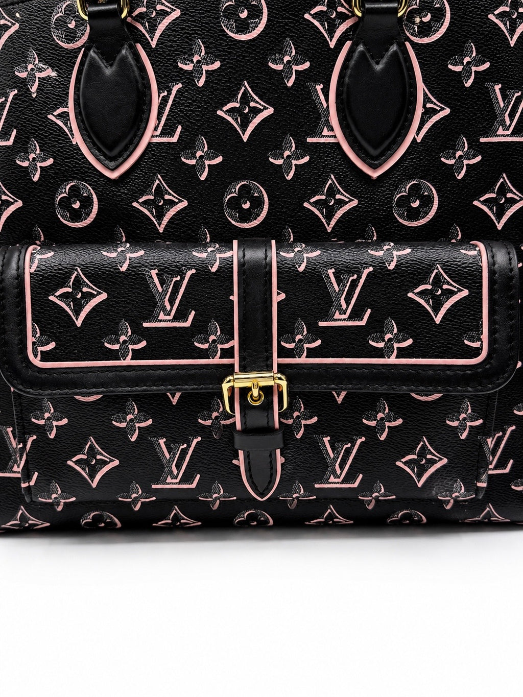 Louis Vuitton OnTheGo GM Tote — Monogram Ikat/Pink Coated Canvas