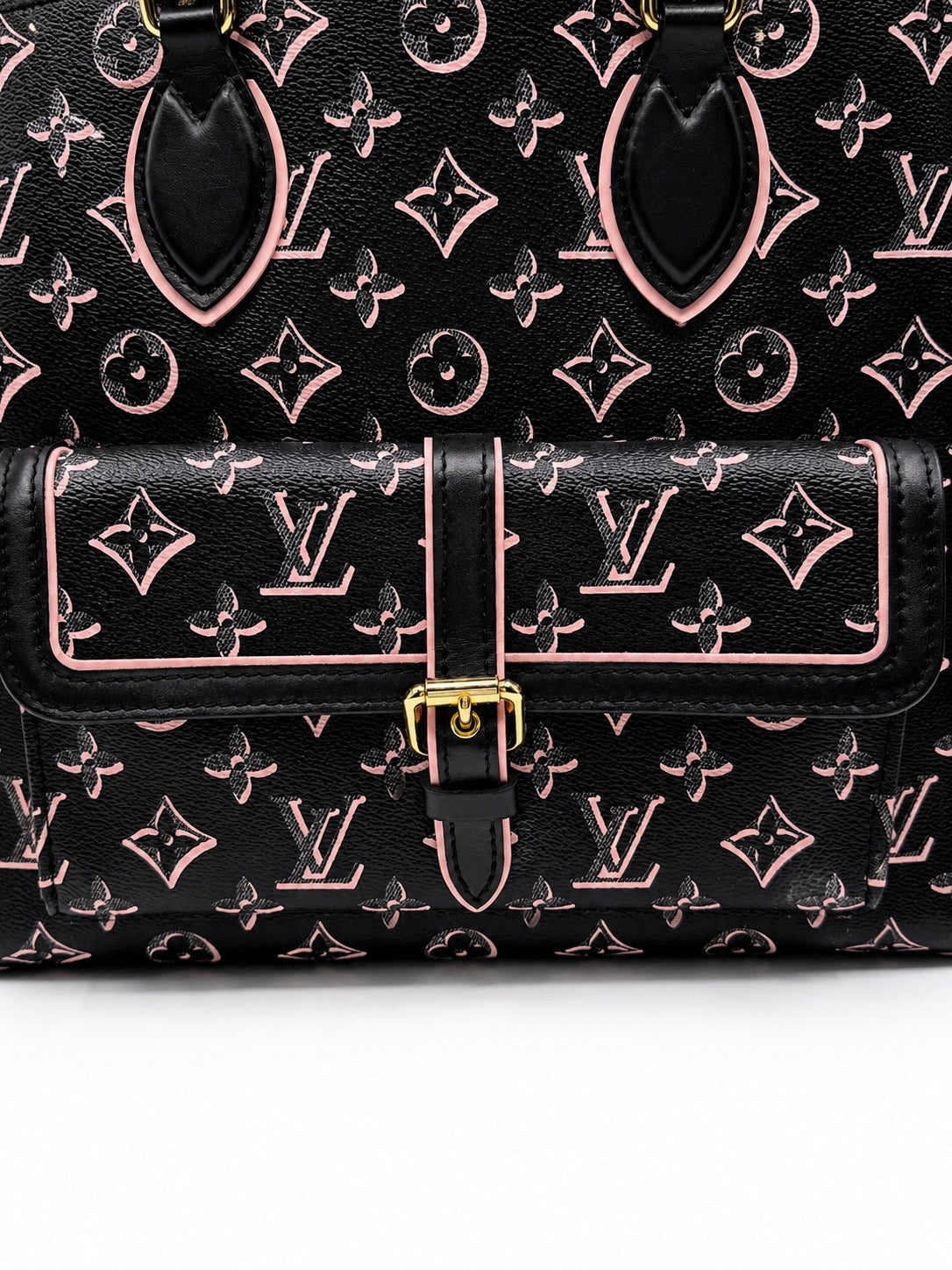 Louis Vuitton OnTheGo GM Tote — Monogram Ikat/Pink Coated Canvas