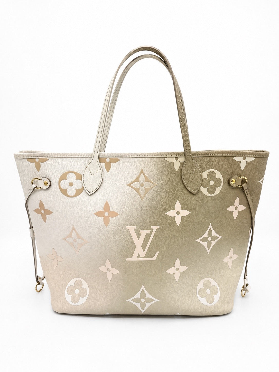 Louis Vuitton Neverfull MM – Bicolor Beige Ombré Monogram Empreinte Leather