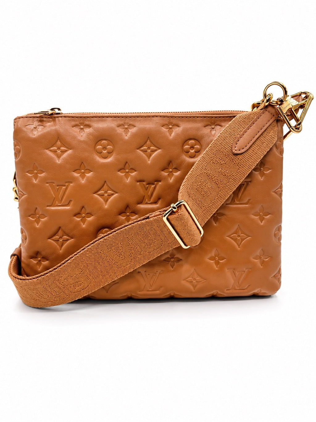 Louis Vuitton Coussin PM – Cognac Monogram Embossed Leather