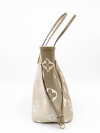 Louis Vuitton Neverfull MM – Bicolor Beige Ombré Monogram Empreinte Leather