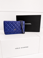 Chanel Wallet on Chain (WOC) – Navy Blue Lambskin