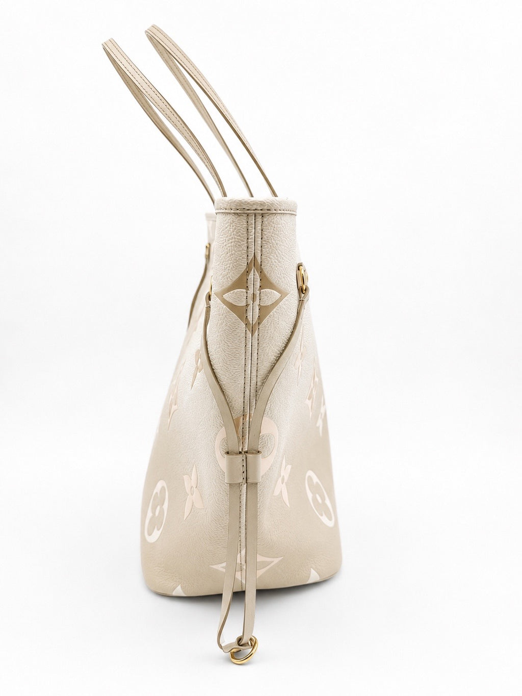 Louis Vuitton Neverfull MM – Bicolor Beige Ombré Monogram Empreinte Leather