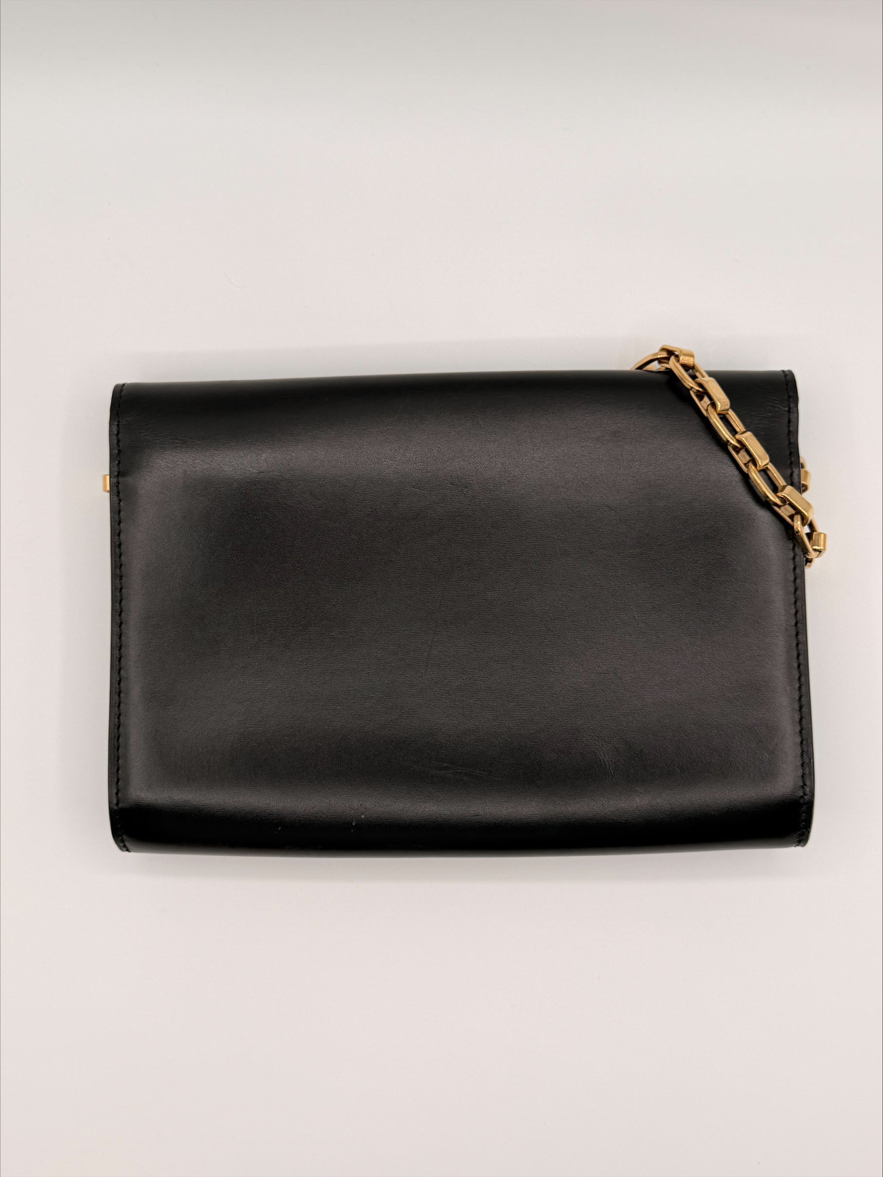 Louis Vuitton Louise Clutch/Crossbody – Black Smooth Leather