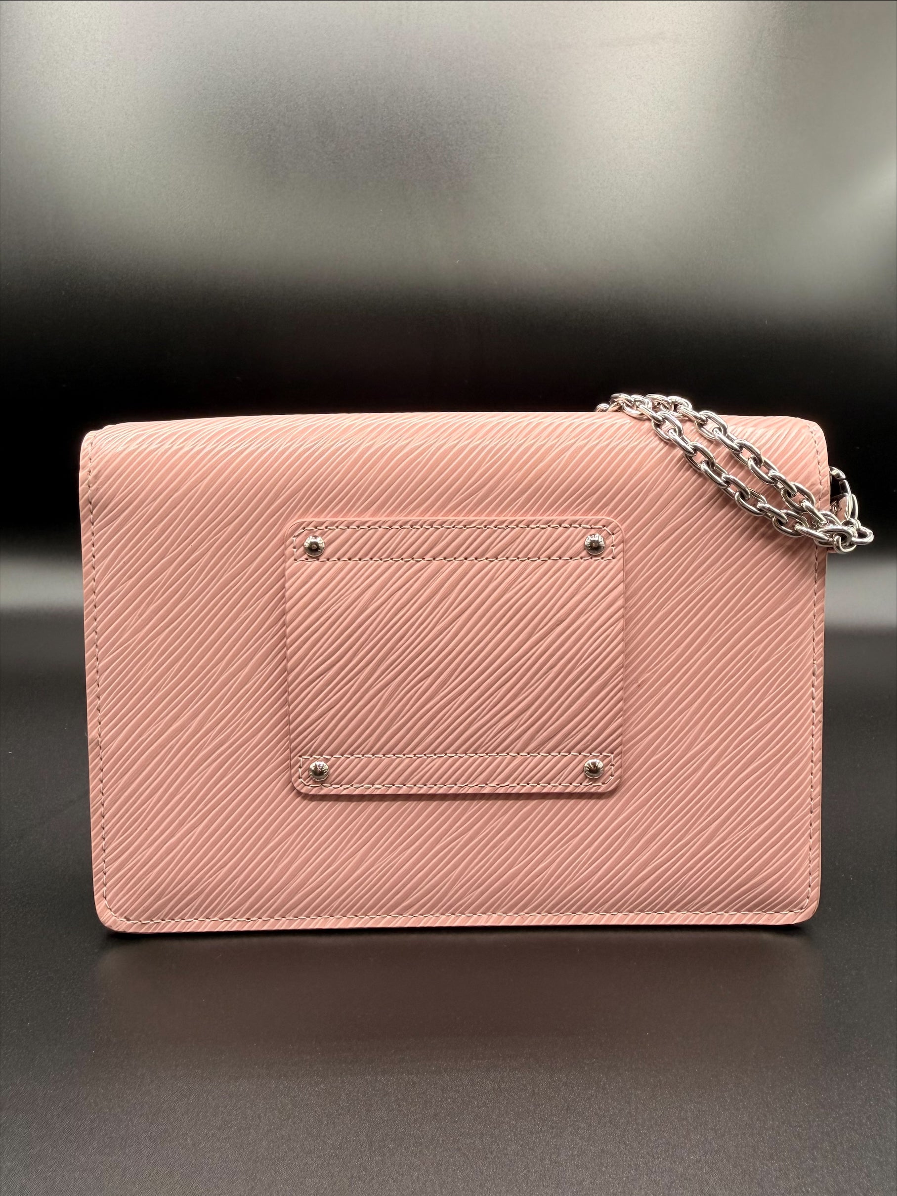 Louis Vuitton Twist Wallet on Chain – Pink Epi Leather