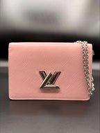 Louis Vuitton Twist Wallet on Chain – Pink Epi Leather