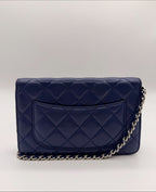 Chanel Wallet on Chain (WOC) – Navy Blue Lambskin