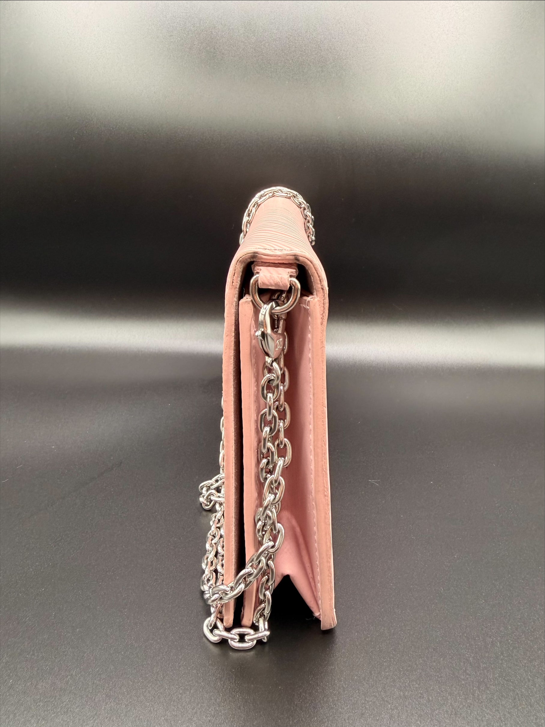 Louis Vuitton Twist Wallet on Chain – Pink Epi Leather
