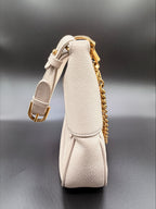 Gucci Aphrodite Shoulder Bag – Ivory Leather with Chain Strap